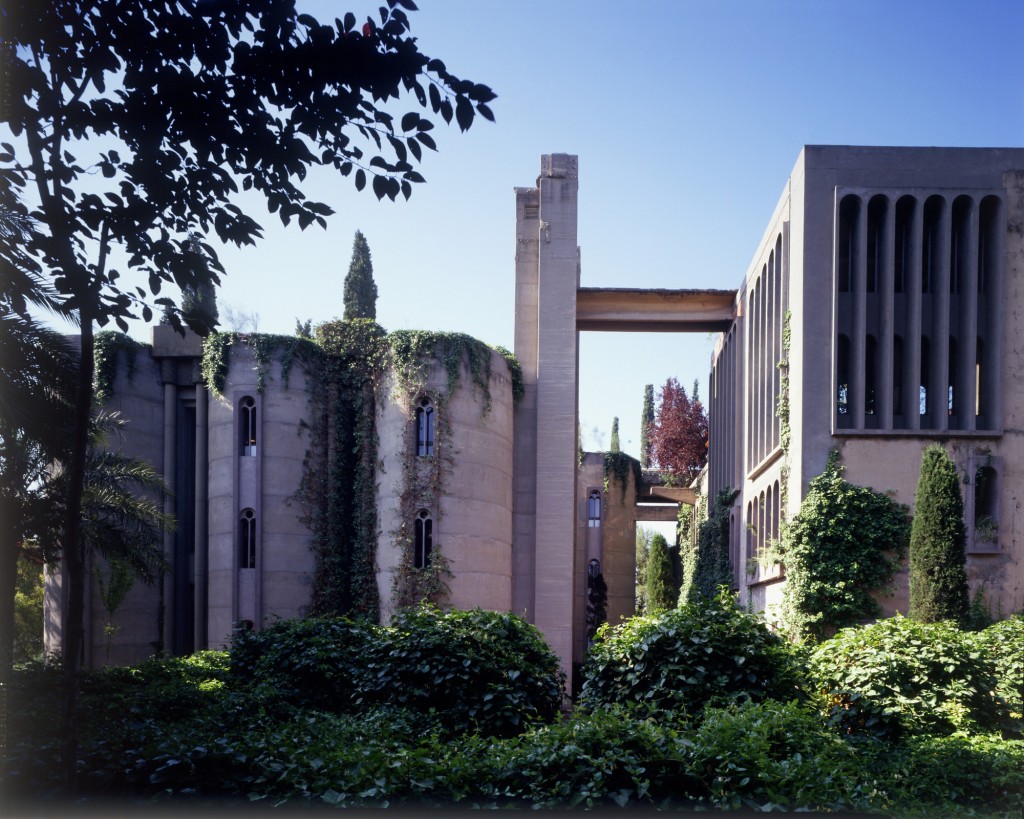 Ricardo Bofill cement factory office exterior