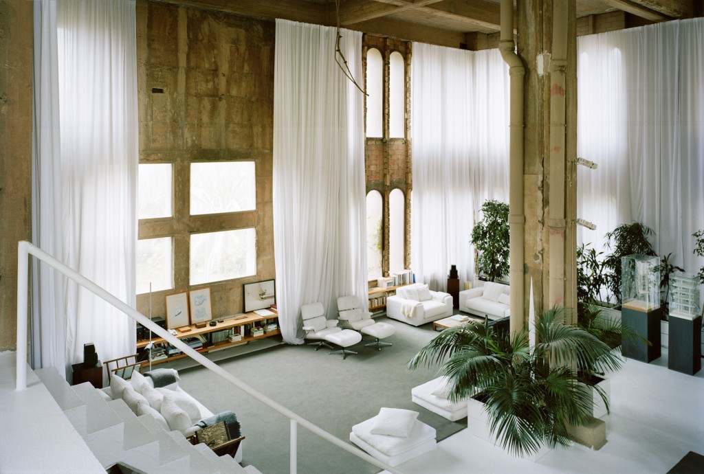 Ricardo Bofill cement factory living room office