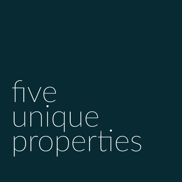 Five unique properties