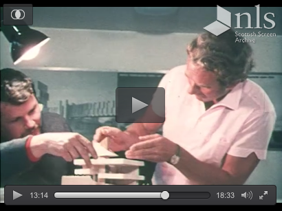 Peter Womersley discussing the Ferranti House model excerpt 3 from the Scottish Screen Archive