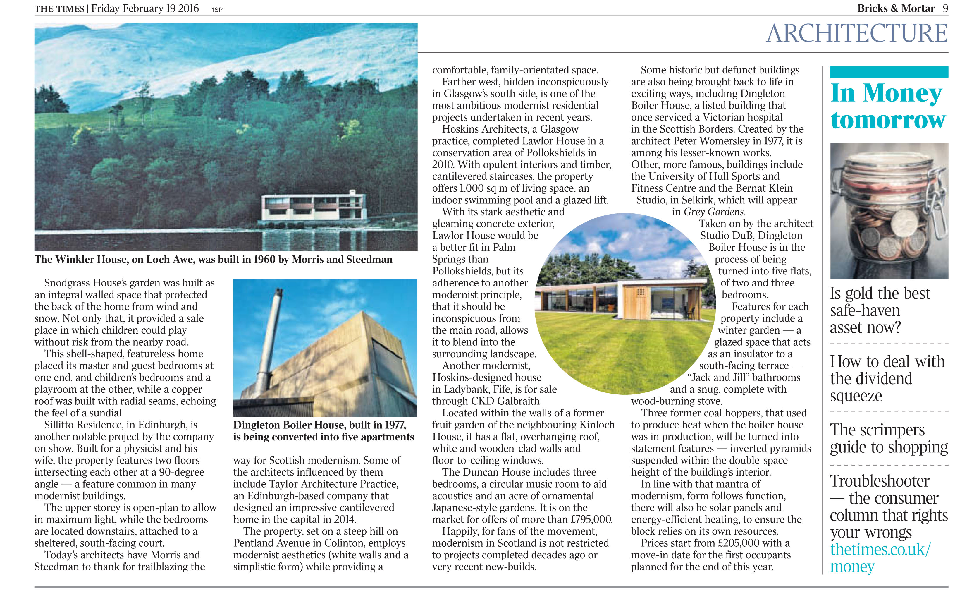 The Times features the Boiler House Project